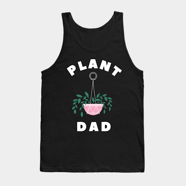 Plant Dad V1 Dark Tank Top by MyWildOak